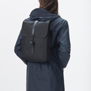 mochila impermeable mochila rains backpack mini black 5