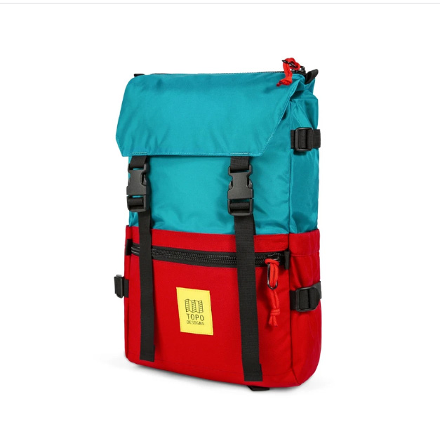 Mochila Topo Rover Pack Tuirquoise red 1