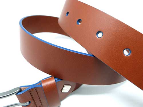 Cinturon vaquetilla Areta 35mm cantos color 47536 co az 1 a