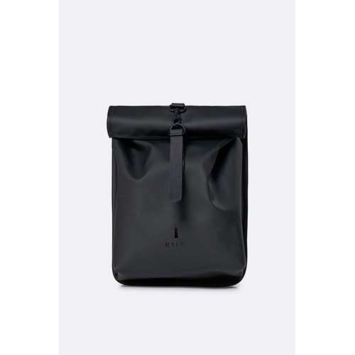 mochila rains impermeable Rolltop Mini Bags Black a