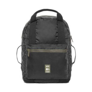 mochila plegable pocket backpack lefrik black olive