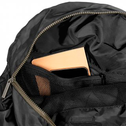 mochila plegable pocket backpack lefrik black olive 4