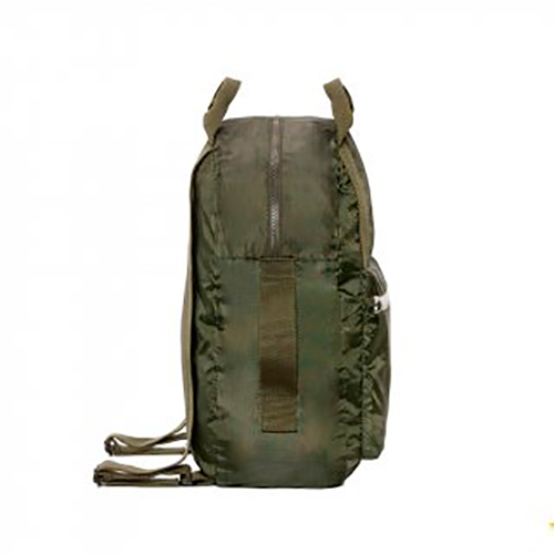 mochila plegable pocket backpack lefrik olive ecru 2
