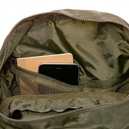 mochila plegable pocket backpack lefrik olive ecru 3