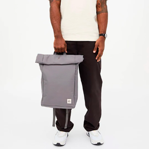 mochila roll backpack lefrik grey 4
