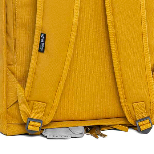 mochila roll backpack lefrik mustard 4