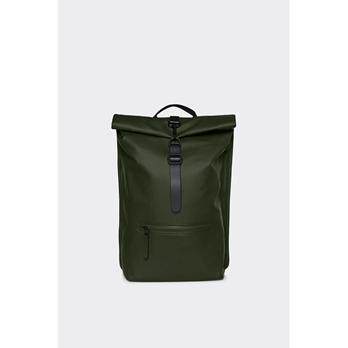 Mochila Rains Rolltop Rucksack backpack green