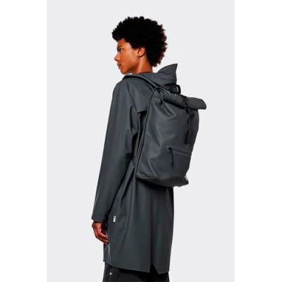 Mochila Rains Rolltop Rucksack backpack slate 2