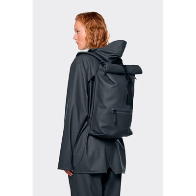 Mochila Rains Rolltop Rucksack backpack slate 3