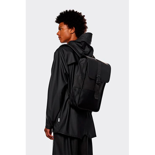 mochila Rains buckle backpack mini black 2