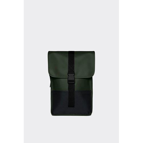 mochila Rains buckle backpack mini green
