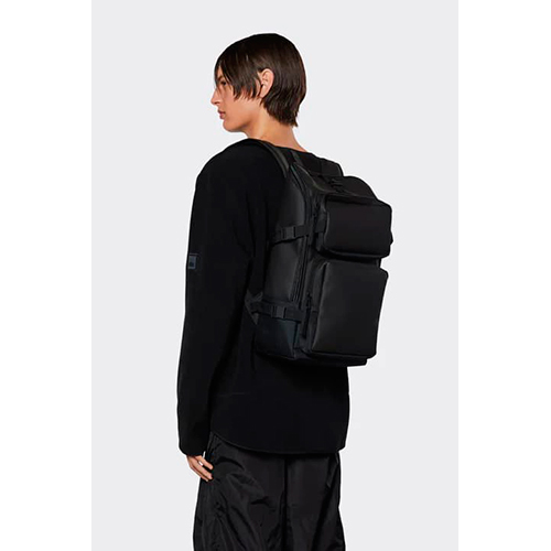 mochila Rains trail cargo backpack black 2
