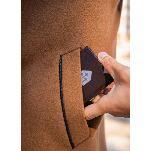 Cartera Exentri WALLET RFID protencion cuero leather Brown 6