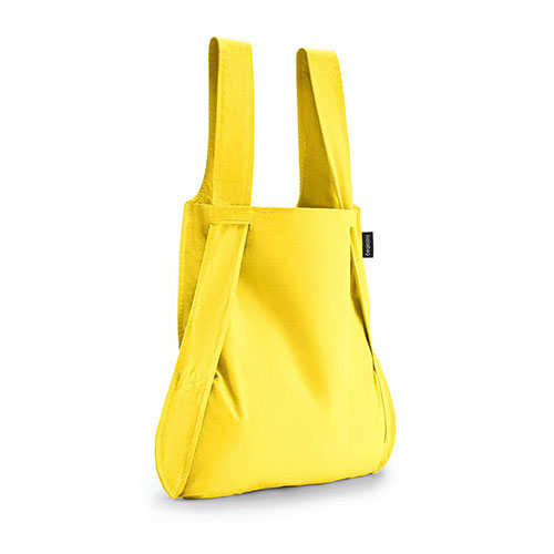 mochila bolso plegable notabag Yellow 1