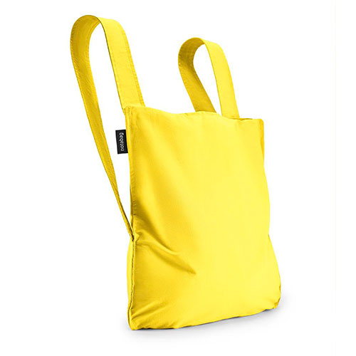 mochila bolso plegable notabag Yellow