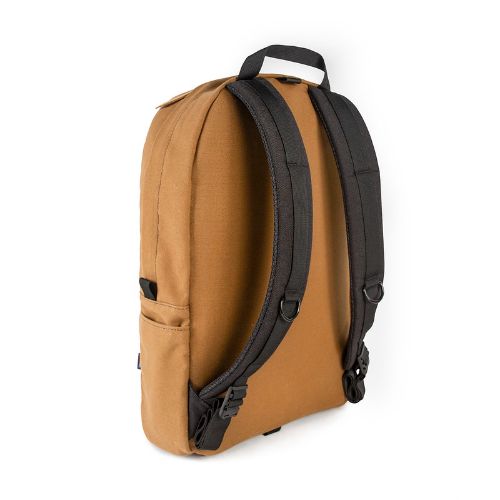 mochila topo designs daypack HERITAGE CANVAS Dark Khaki Canvas Dark Brown Leather 2