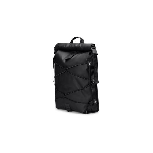 Mochila Rains TRAIL CORD ROLLTOP BACKPACK Black 2 Mochila Rains TRAIL CORD ROLLTOP BACKPACK Black - Imagen 2