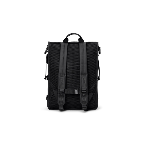 Mochila Rains TRAIL CORD ROLLTOP BACKPACK Black 3 Mochila Rains TRAIL CORD ROLLTOP BACKPACK Black - Imagen 3