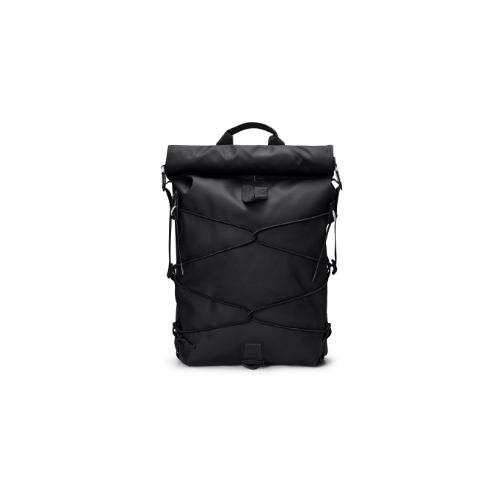 Mochila Rains TRAIL CORD ROLLTOP BACKPACK Black