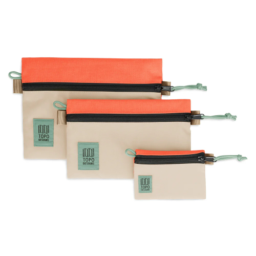 Set de bolsas para accesorios Topo Designs ACCESSORY BAG BUNDLE Almond Emberglow
