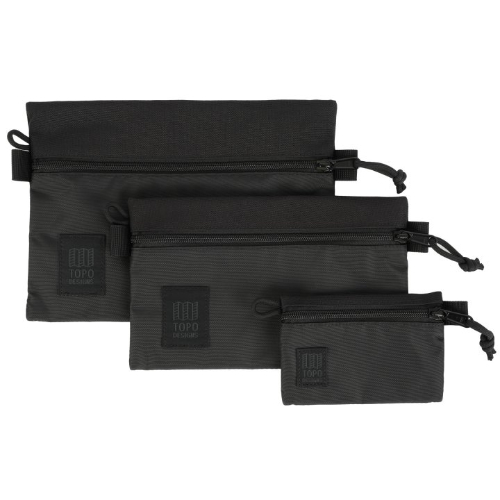 Set de bolsas para accesorios Topo Designs ACCESSORY BAG BUNDLE Black