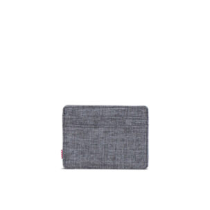 Tarjetero Herschel CHARLIE CARDHOLDER Raven Crosshatch 1