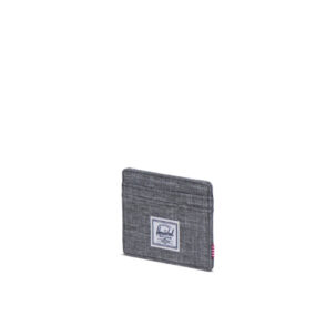 Tarjetero Herschel CHARLIE CARDHOLDER Raven Crosshatch 2