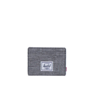 Tarjetero Herschel CHARLIE CARDHOLDER Raven Crosshatch