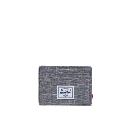Tarjetero Herschel CHARLIE CARDHOLDER Raven Crosshatch