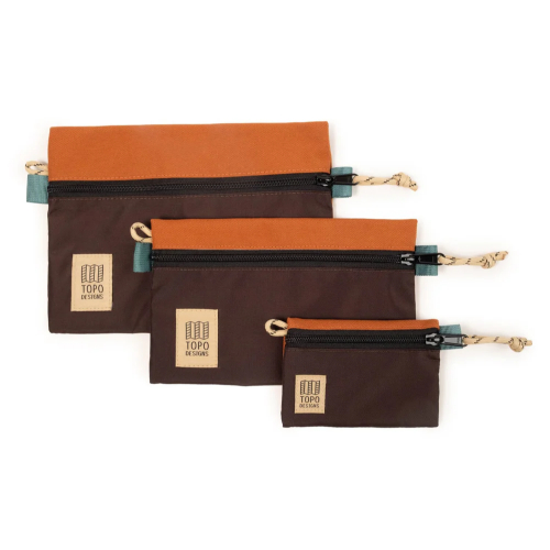 Set de bolsas para accesorios Topo Designs ACCESSORY BAG BUNDLE Clay Chocolate