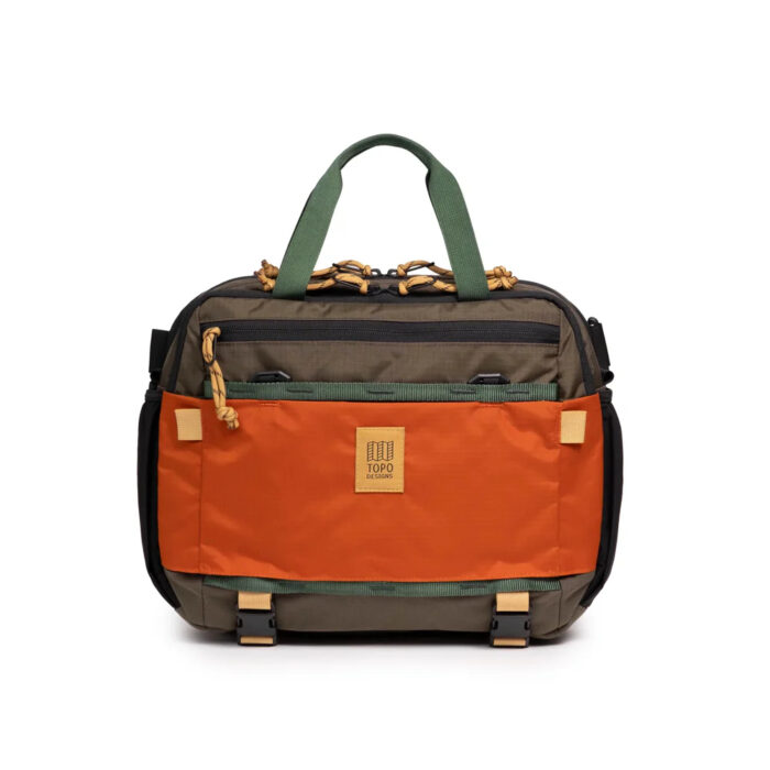 Bolso Topo Designs MOUNTAIN CROSS BAG Woodland Terracotta