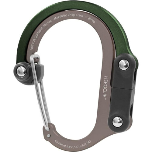 Mosquetón Mediano Hero Clip MEDIUM CARABINER Forest Green