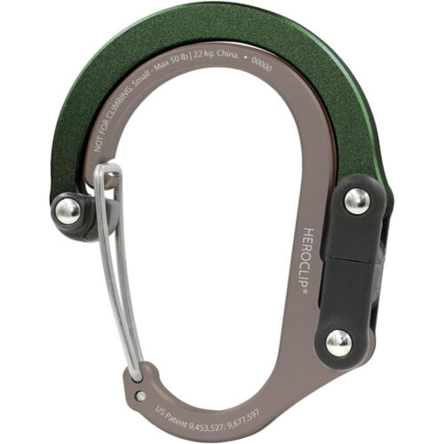 Mosquetón Pequeño Hero Clip SMALL CARABINER Forest Green