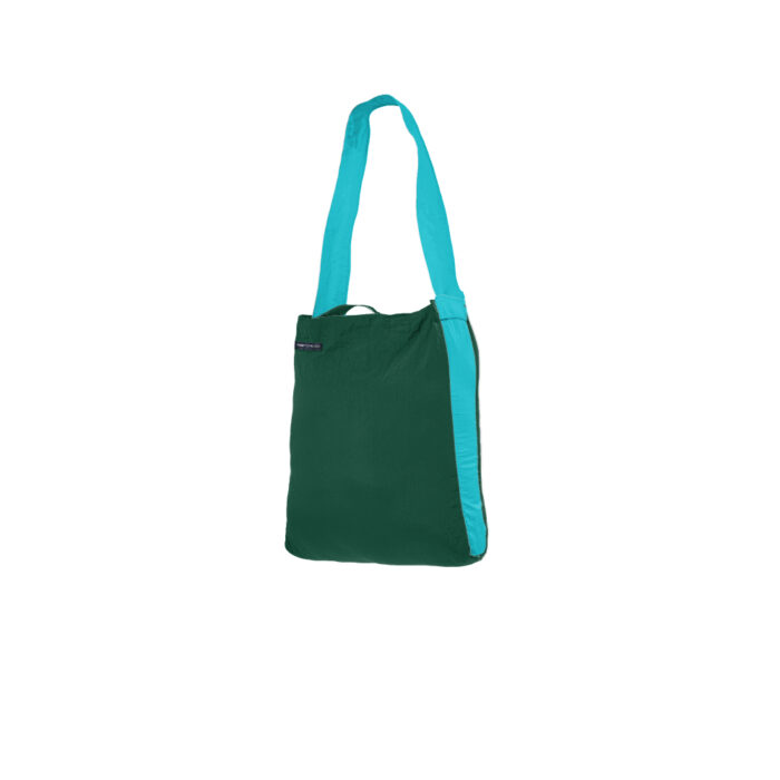 Bolsa Ticket To The Moon ECO BAG MEDIUM Dark Green Turquoise