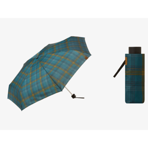 Paraguas Clima PLEGABLE MANUAL MINI Tartan Green