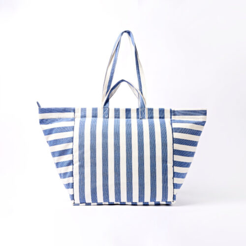 Bolso Roka MARYLEBONE TOTE BAG in Denim Stripe