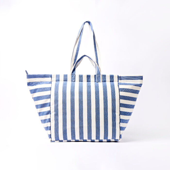 Bolso Roka MARYLEBONE TOTE BAG in Denim Stripe