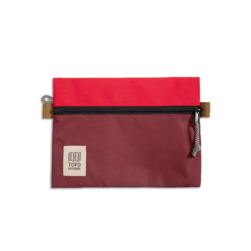 Bolsa para accesorios Topo Designs ACCESSORY BAG MEDIUM Maroon Salsa