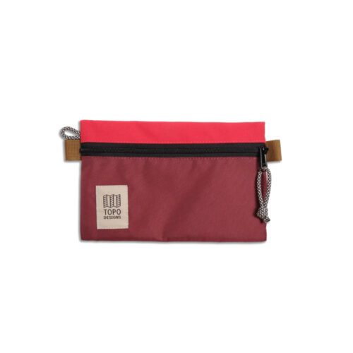 Bolsa para accesorios Topo Designs ACCESSORY BAG SMALL Maroon Salsa