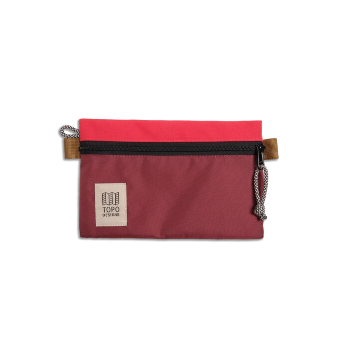 Bolsa para accesorios Topo Designs ACCESSORY BAG SMALL Maroon Salsa