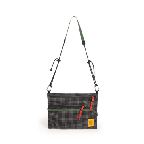 Bolso Topo Designs MOUNTAIN ACCESSORY SHOULDER BAG Black Grid