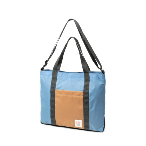 Bolso Topo Designs MOUNTAIN ESSENTIAL TOTE River Blue Brown Oak