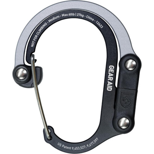 Mosquetón Mediano Hero Clip MEDIUM CARABINER Black Gray