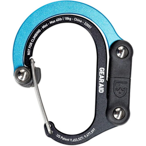 Mosquetón Mini Hero Clip MINI CARABINER Black Blue