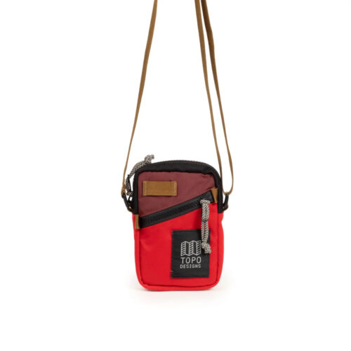 Bolso Topo Designs MINI SHOULDER BAG Maroon Salsa